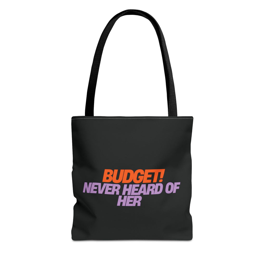 Budget Tote Bag - Fun Shopping Bag, Stylish Market Bag, Everyday Use