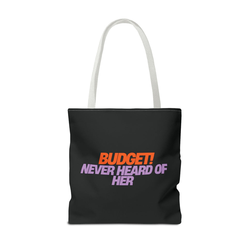 Budget Tote Bag - Fun Shopping Bag, Stylish Market Bag, Everyday Use