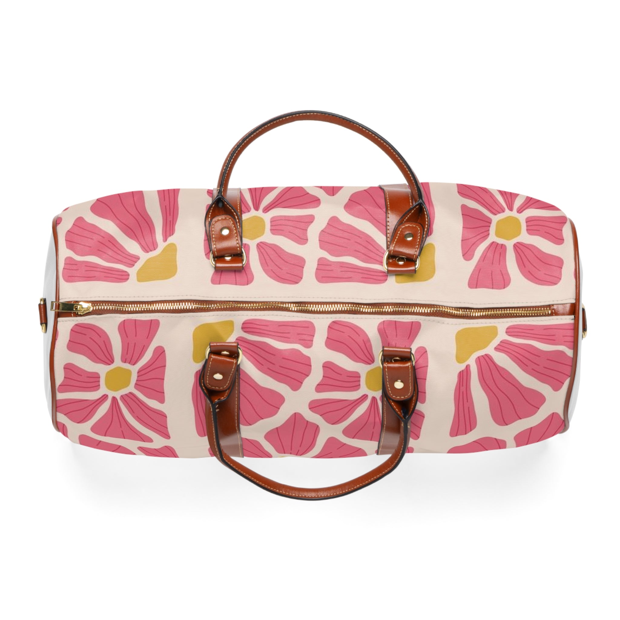 Floral Waterproof Travel Bag - Stylish & Functional for Adventurers