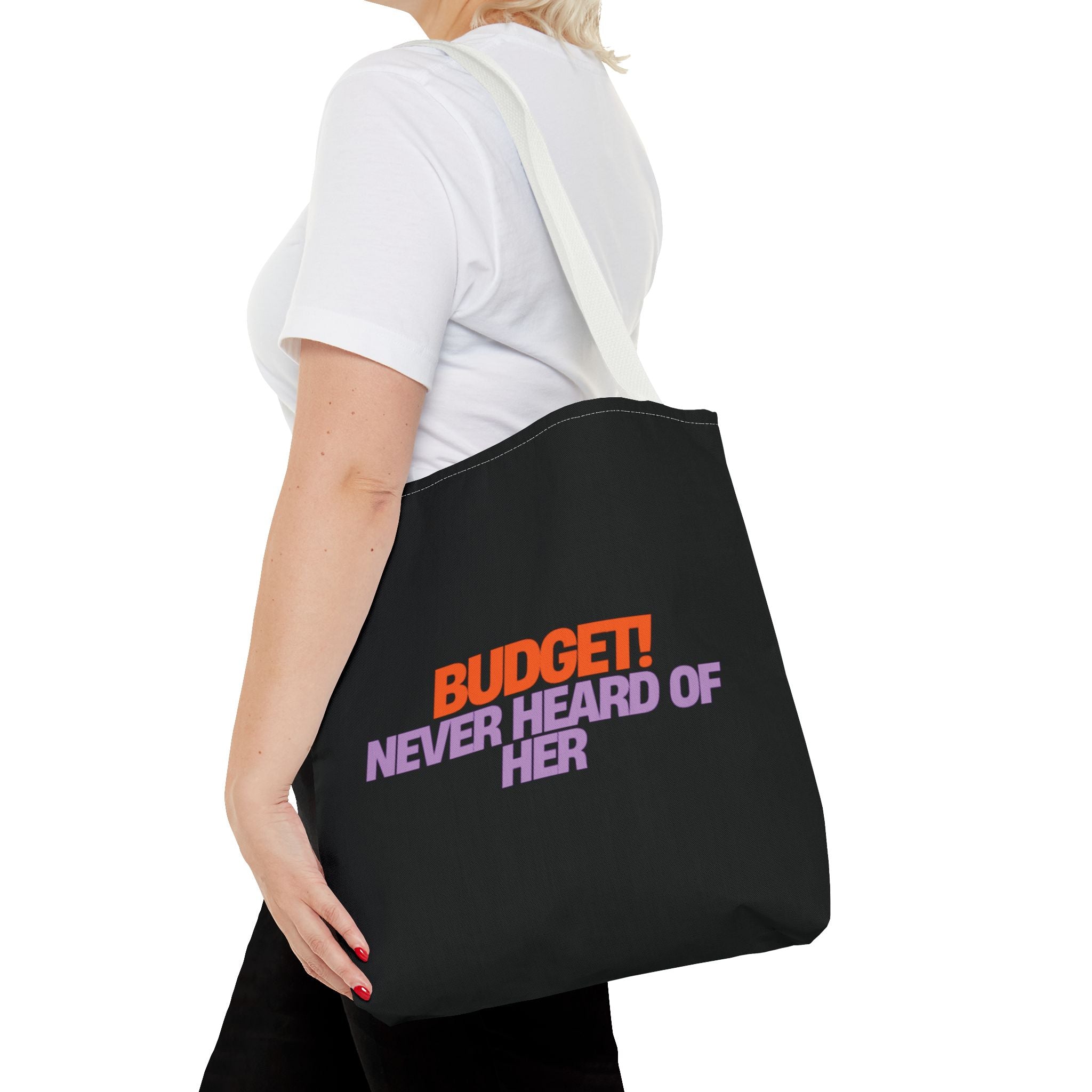 Budget Tote Bag - Fun Shopping Bag, Stylish Market Bag, Everyday Use