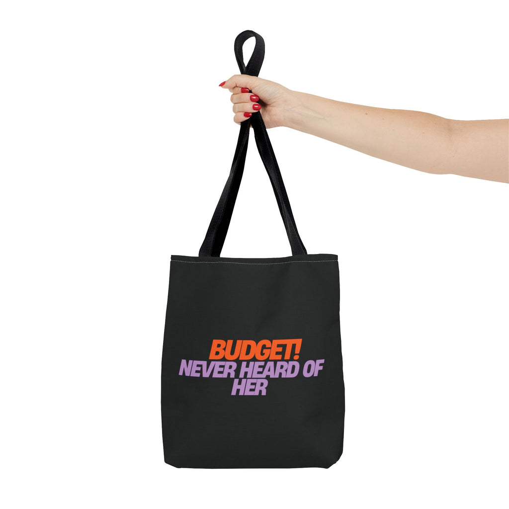 Budget Tote Bag - Fun Shopping Bag, Stylish Market Bag, Everyday Use