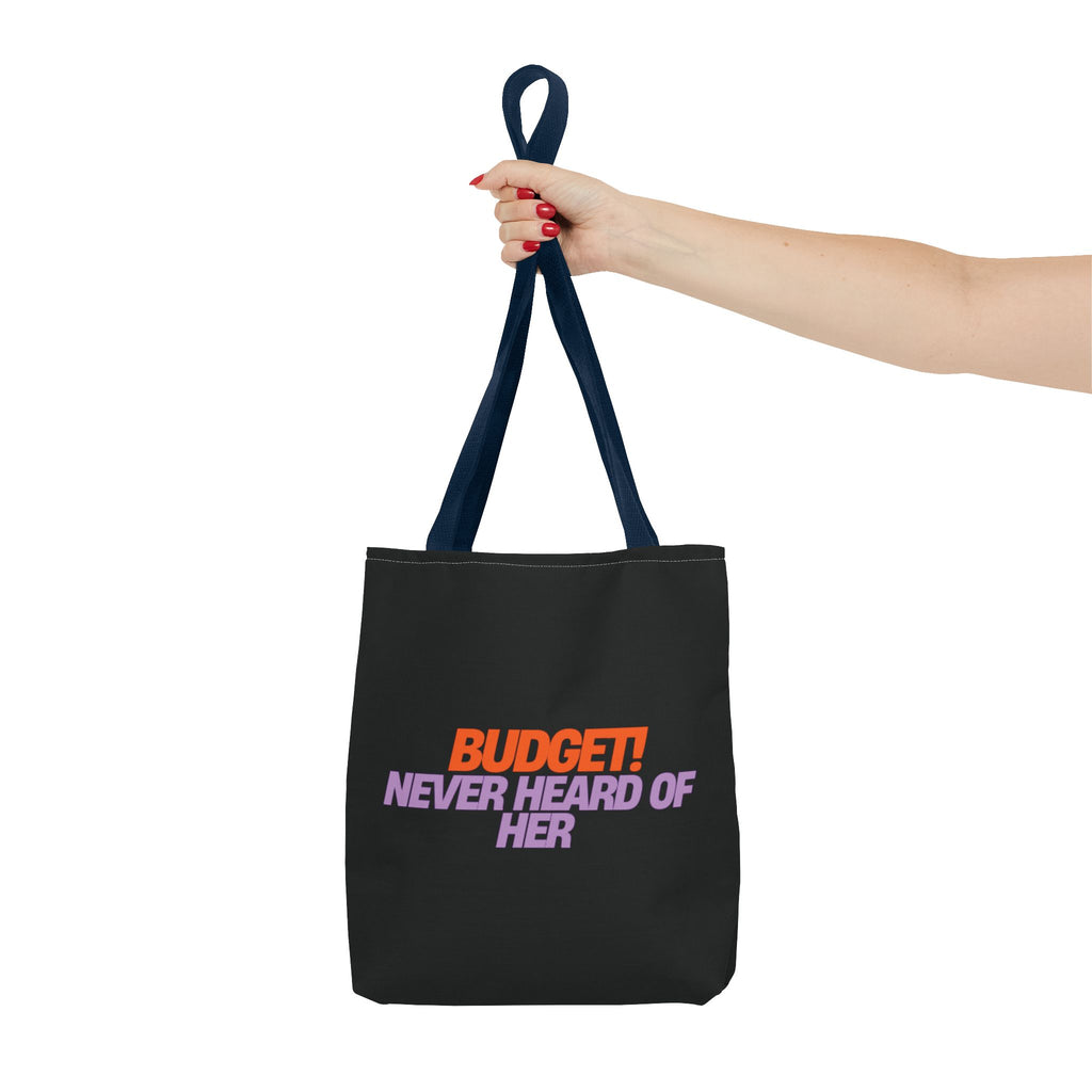 Budget Tote Bag - Fun Shopping Bag, Stylish Market Bag, Everyday Use