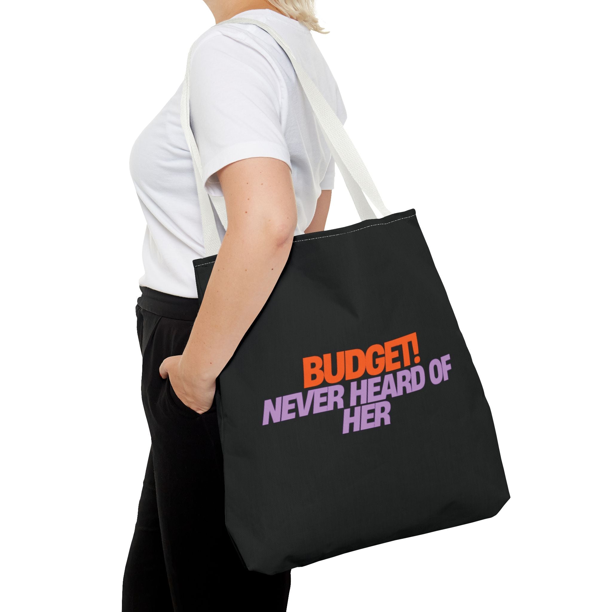 Budget Tote Bag - Fun Shopping Bag, Stylish Market Bag, Everyday Use