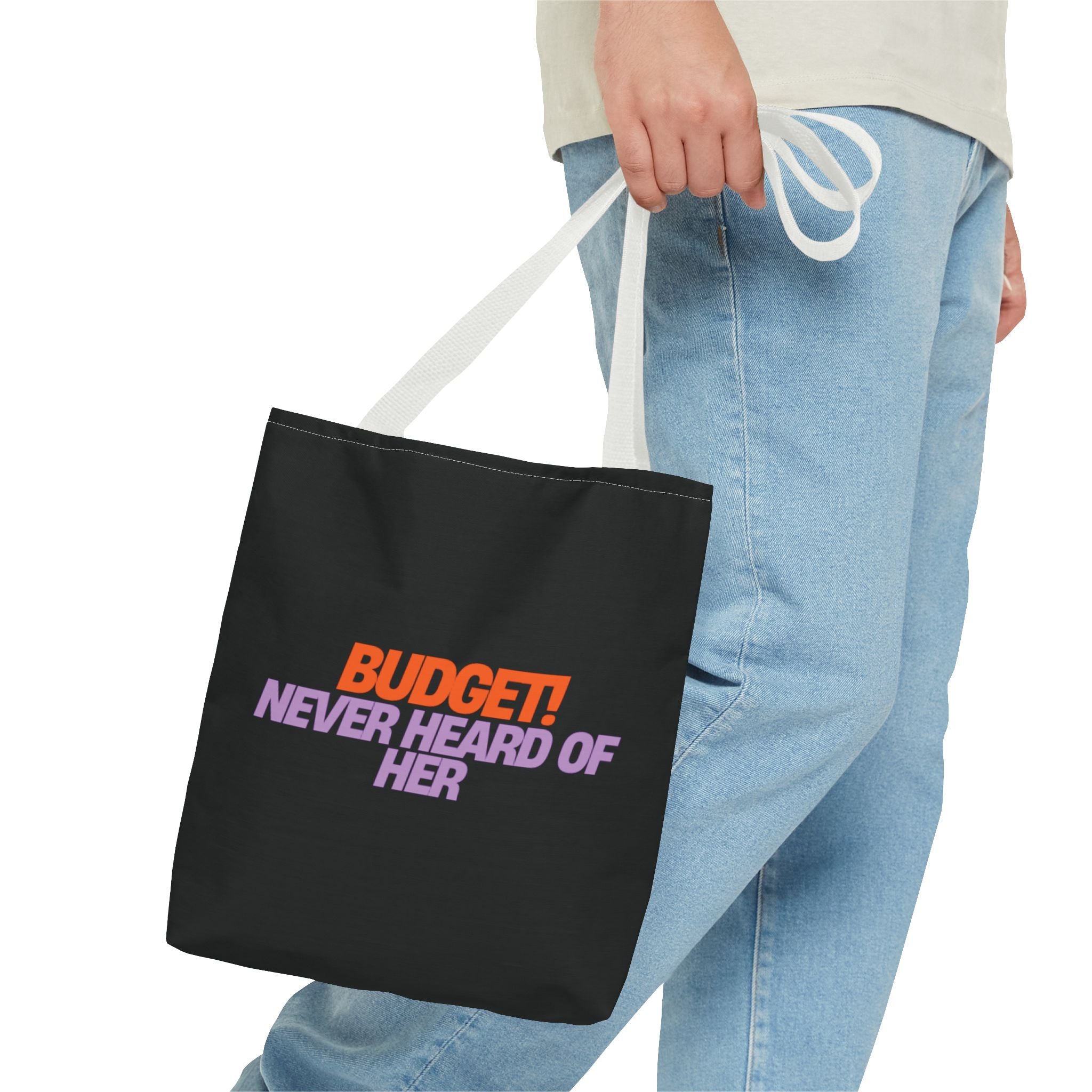 Budget Tote Bag - Fun Shopping Bag, Stylish Market Bag, Everyday Use