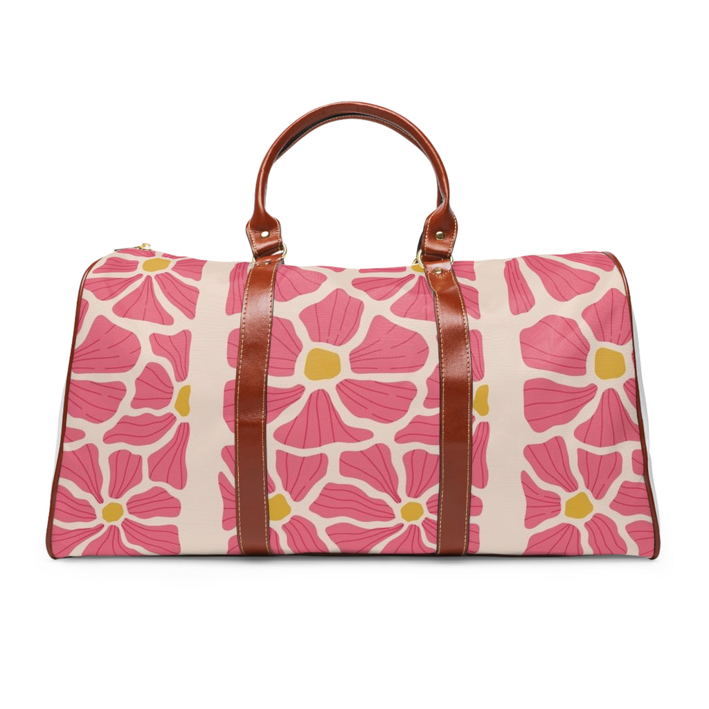 Floral Waterproof Travel Bag - Stylish & Functional for Adventurers