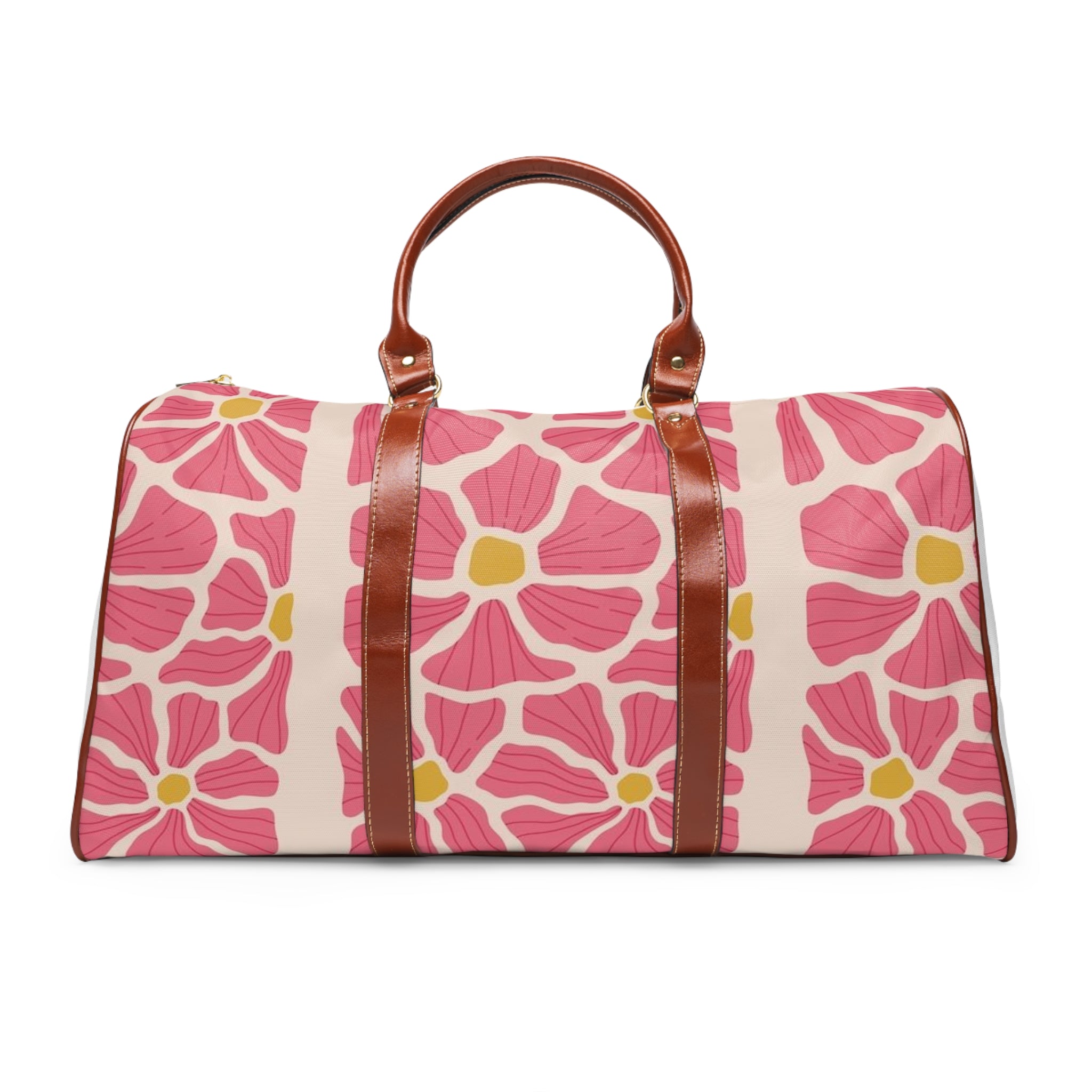 Floral Waterproof Travel Bag - Stylish & Functional for Adventurers