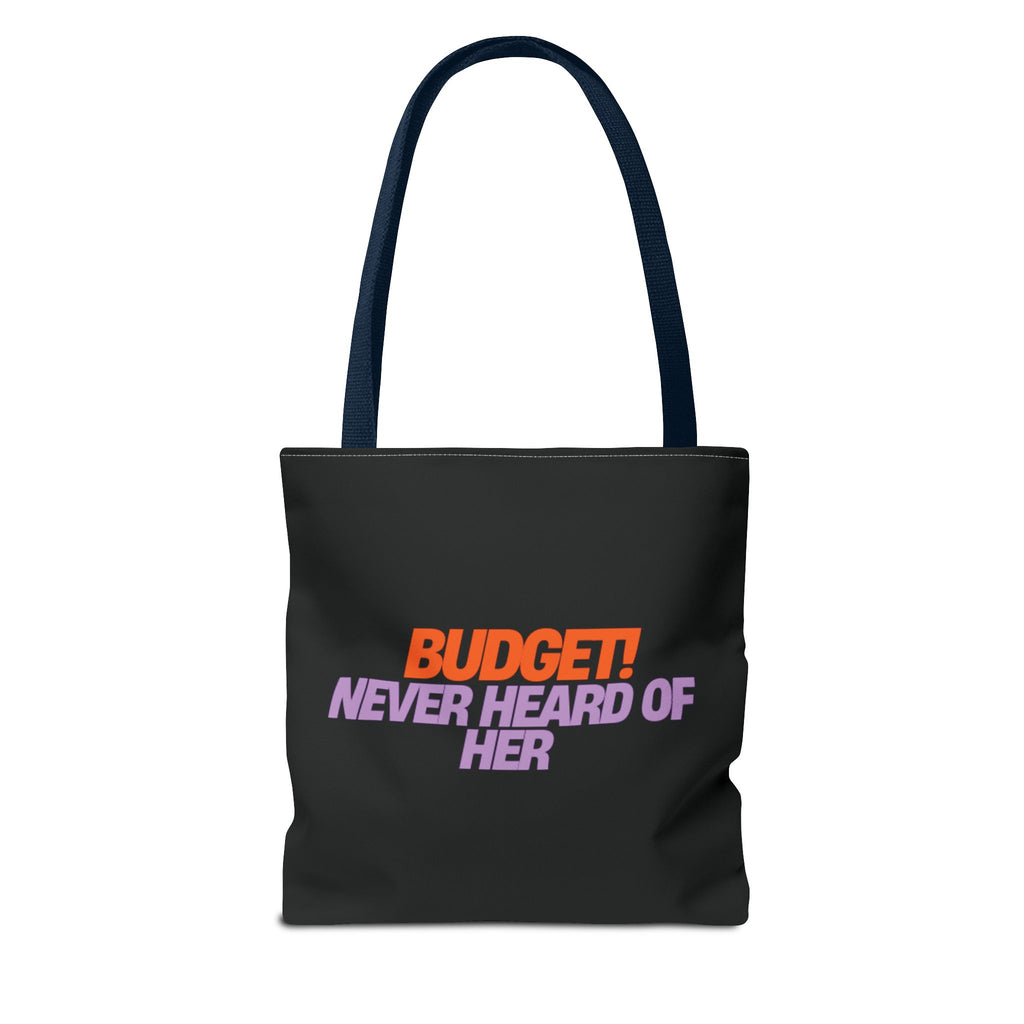 Budget Tote Bag - Fun Shopping Bag, Stylish Market Bag, Everyday Use