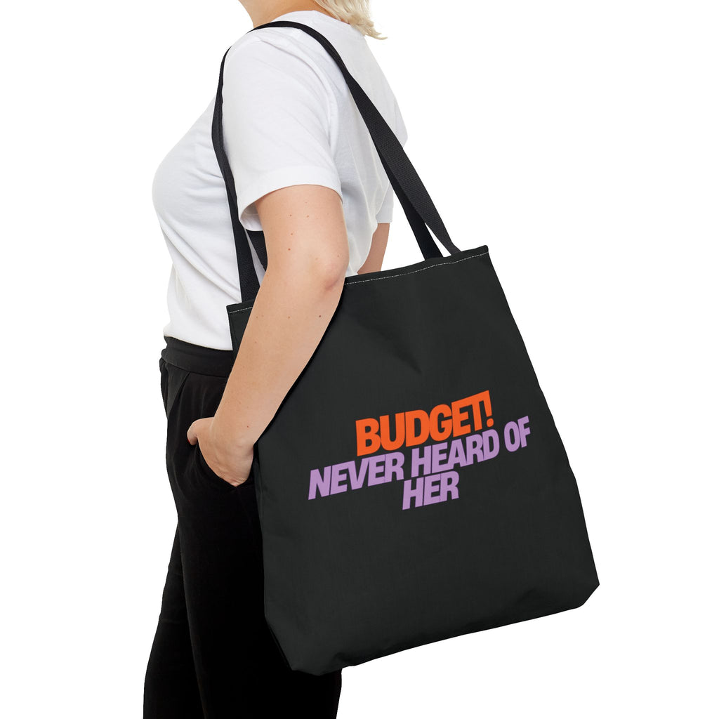 Budget Tote Bag - Fun Shopping Bag, Stylish Market Bag, Everyday Use