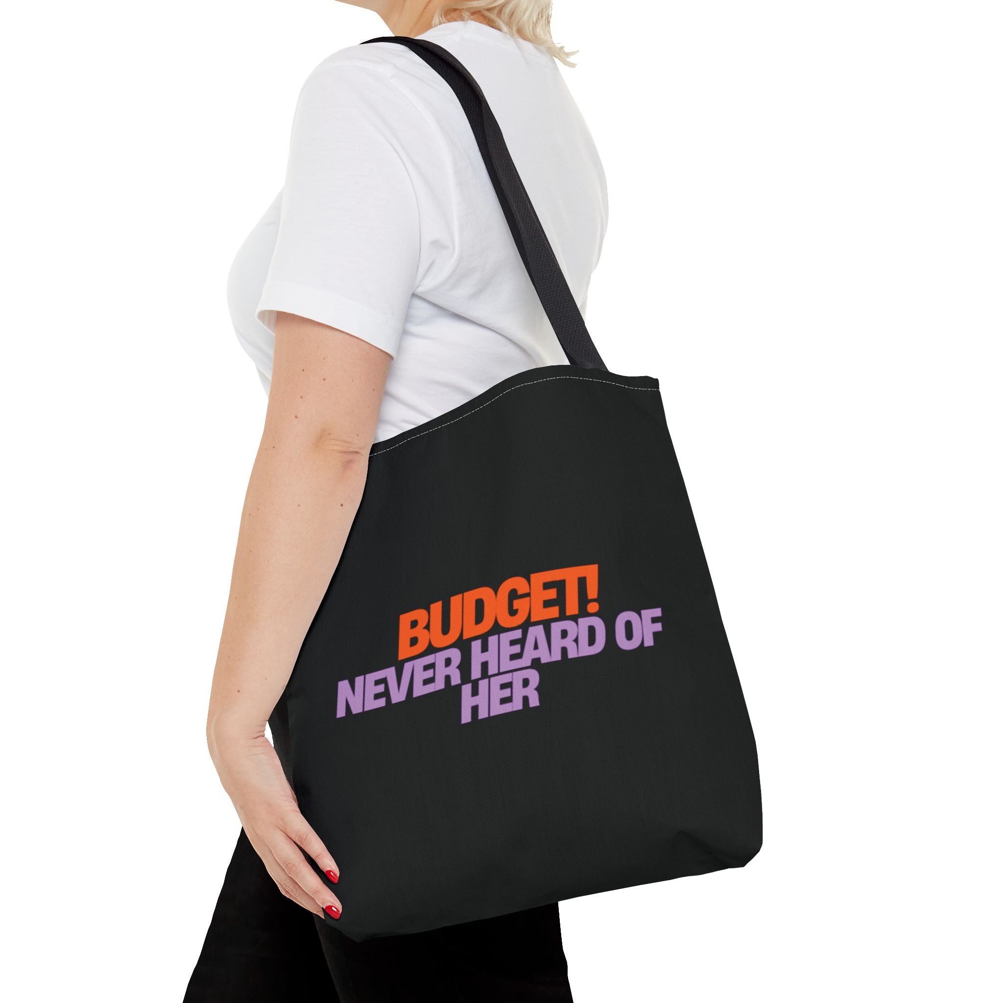 Budget Tote Bag - Fun Shopping Bag, Stylish Market Bag, Everyday Use