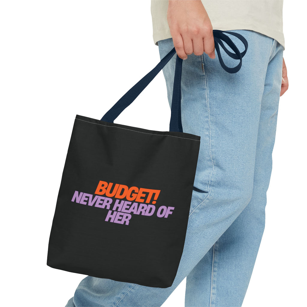 Budget Tote Bag - Fun Shopping Bag, Stylish Market Bag, Everyday Use